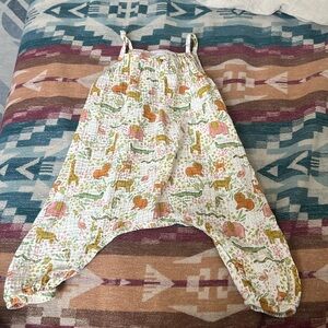 9-12 months Mud Pie Muslin Safari Onsie